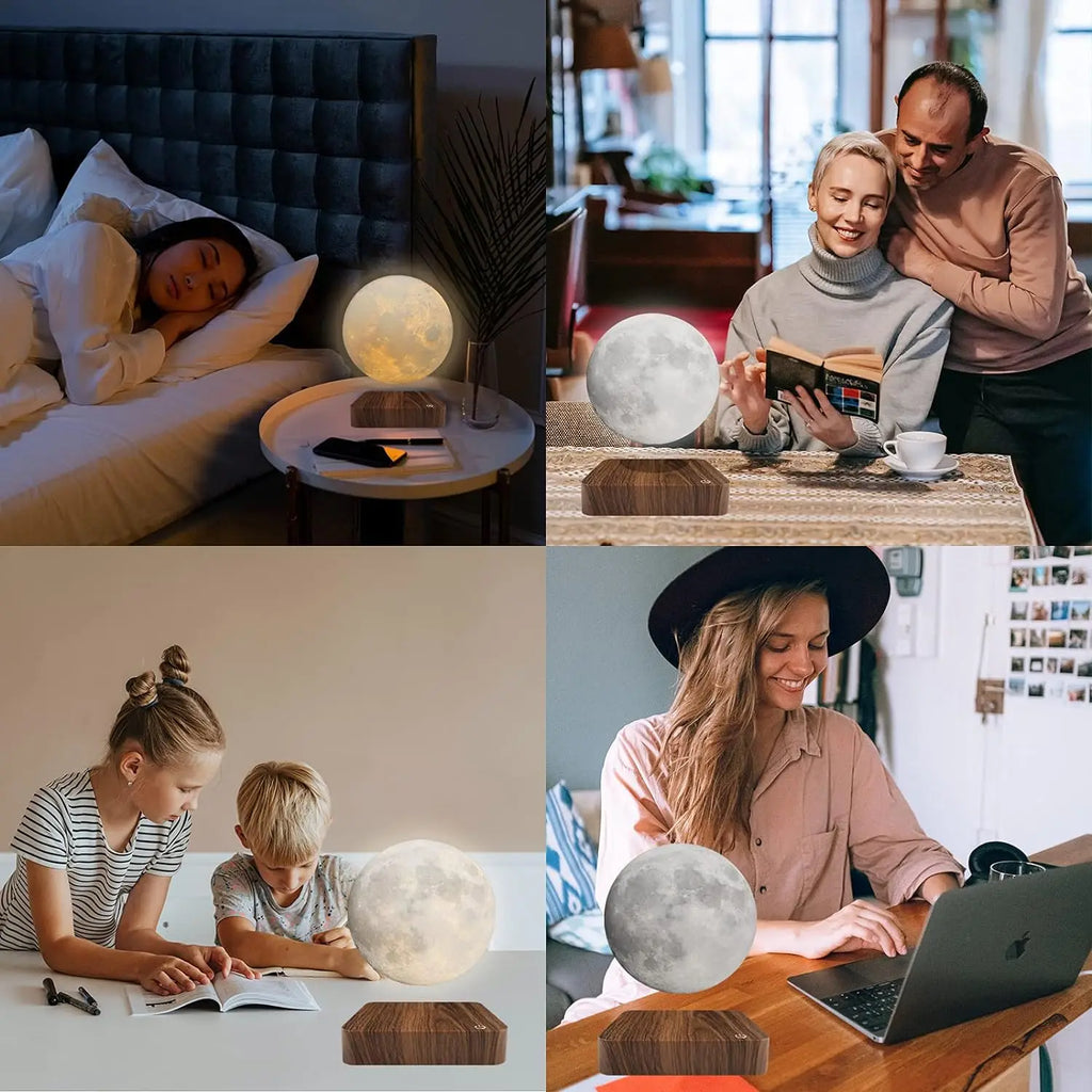 Levitating Moon Night Light