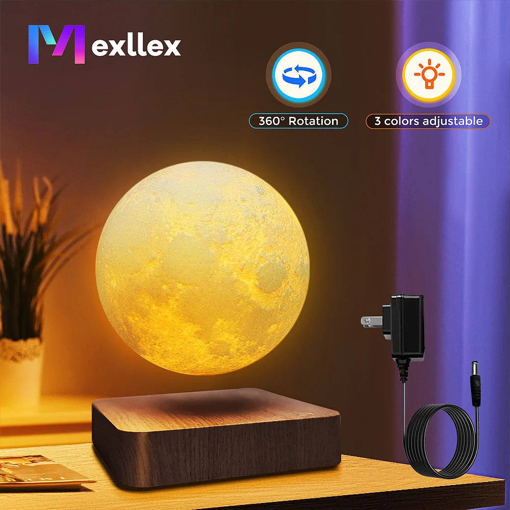 Levitating Moon Night Light